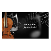 Tarjeta de la industria musical tarjeta de negocio