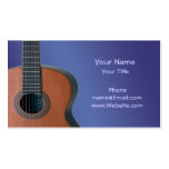 Tarjeta de la industria musical tarjetas de visita