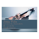 Tarjeta de la industria musical - violín plantillas de tarjetas de visita