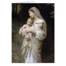 Tarjeta de la inocencia de Beouguereau