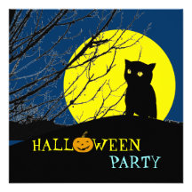 Tarjeta de la invitación de Halloween - personaliz