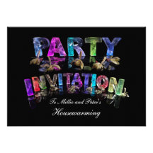 Tarjeta de la invitación del fiesta
