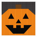 Tarjeta de la Jack-O-Linterna de Halloween Comunicados
