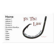 Tarjeta de la ley de CircleHook Plantilla De Tarjeta Personal