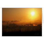 Tarjeta de la "mañana de niebla"