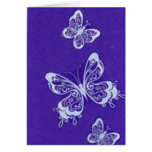 Tarjeta de la mariposa