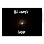 Tarjeta de la NOCHE de HALLOWEEN
