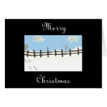 Tarjeta de la receta del navidad
