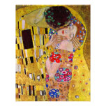 Tarjeta de la respuesta; El beso de Gustavo Klimt Comunicado