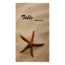 Tarjeta de la tabla de la serenidad de la playa tarjeta personal
