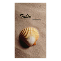 Tarjeta de la tabla de la serenidad de la playa tarjeta de visita
