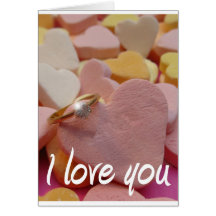 tarjeta de la tarjeta del día de San Valentín