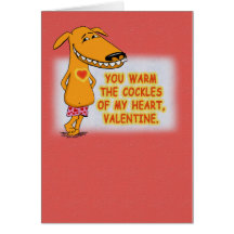Tarjeta de la tarjeta del día de San Valentín: Cal