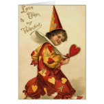 Tarjeta de la tarjeta del día de San Valentín del 