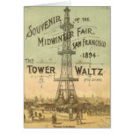 Tarjeta de la torre Eiffel