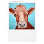 ¡Tarjeta de la vaca - modifiqúela para requisitos 