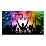 Tarjeta de la visita de DJ Tarjeta De Visita