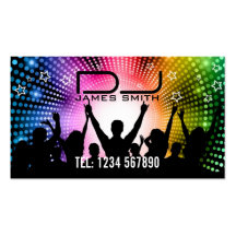 Tarjeta de la visita de DJ Tarjeta De Visita