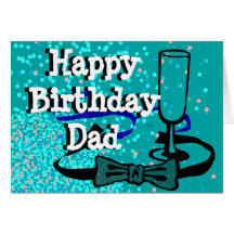 Tarjeta de las celebraciones del cumpleaños del pa