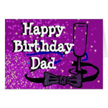 Tarjeta de las celebraciones del cumpleaños del pa