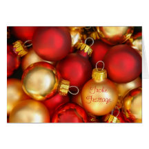 Tarjeta de las chucherías del navidad de Frohe Fes