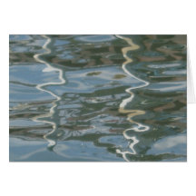 "Tarjeta de las reflexiones de un agua" -