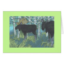 Tarjeta de los alces