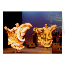 Tarjeta de los bailarines