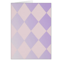 Tarjeta de los diamantes de la lavanda