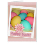 Tarjeta de los huevos de Pascua