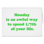 Tarjeta de lunes