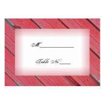 Tarjeta de madera del lugar del boda del país del  tarjeta de visita