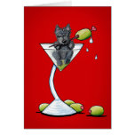Tarjeta de Martini del escocés