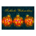 Tarjeta de Navidad alemana tarjetas