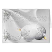 Tarjeta de Navidad blanca