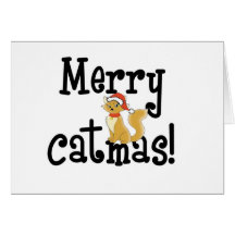 ¡Tarjeta de Navidad de "Catmas"!