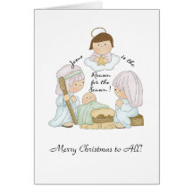 Tarjeta de Navidad de Jesús