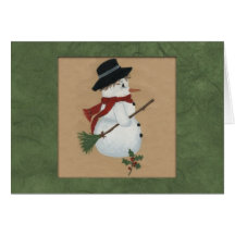 Tarjeta de Navidad de la ampliación de foto del mu