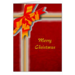 Tarjeta de Navidad de la cinta