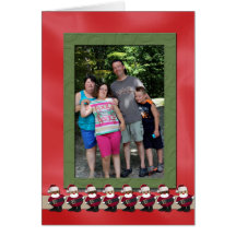 Tarjeta de Navidad de la familia