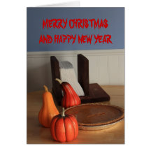 Tarjeta de Navidad de la TABLA del NAVIDAD