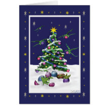 Tarjeta de Navidad de los dragones verdes del bebé