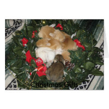 Tarjeta de Navidad de los regalos del navidad