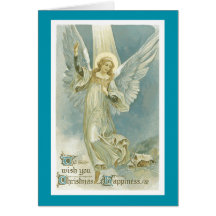 Tarjeta de Navidad del ángel del navidad