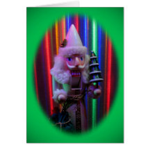 Tarjeta de Navidad del cascanueces