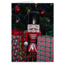Tarjeta de Navidad del cascanueces