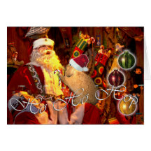 Tarjeta de Navidad del conejito 3