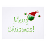 Tarjeta de Navidad del Emoticon II Comunicado Personalizado