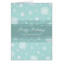 Tarjeta de Navidad del padre de la nieve del trull