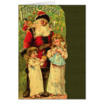 Tarjeta de Navidad del padre del Victorian de la r